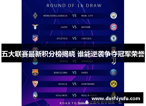 五大联赛最新积分榜揭晓 谁能逆袭争夺冠军荣誉